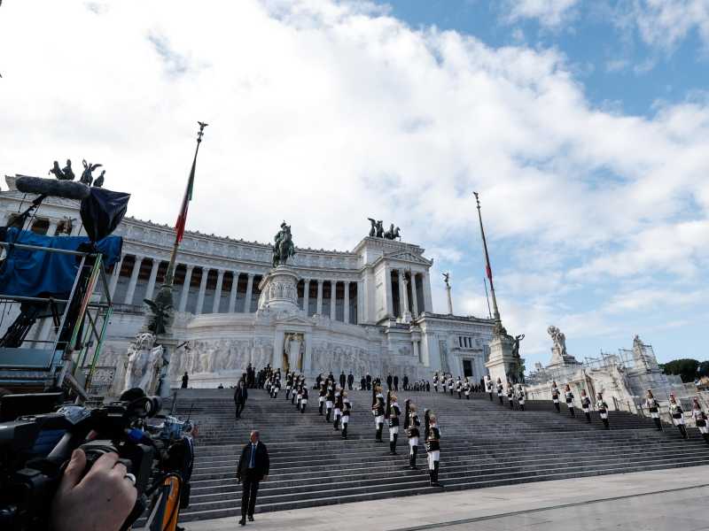  L'altare della patria - foto Ansa