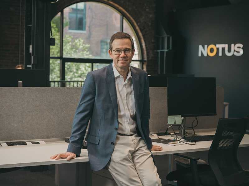 Il fondatore di Notus, Robert Allbritton (Greg Kahn/Washington Post)&nbsp;<br />