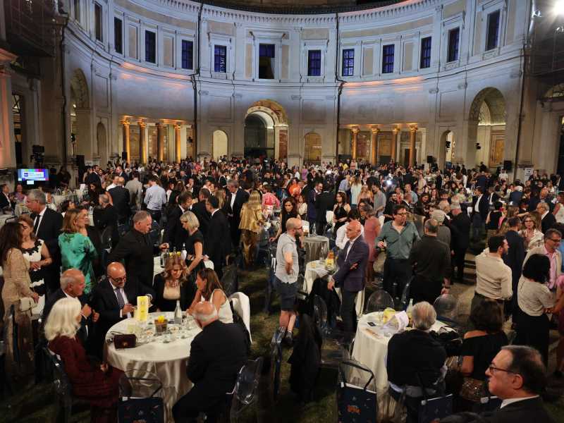 La serata di premiazione del Premio Strega 2023 - foto Ansa