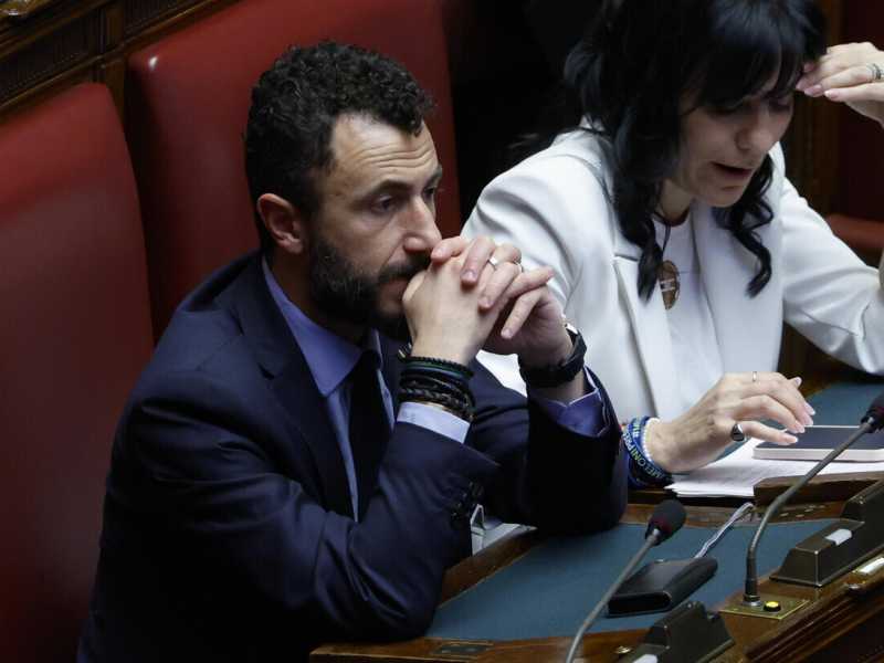 Emanuele Pozzolo in Aula (Ansa)