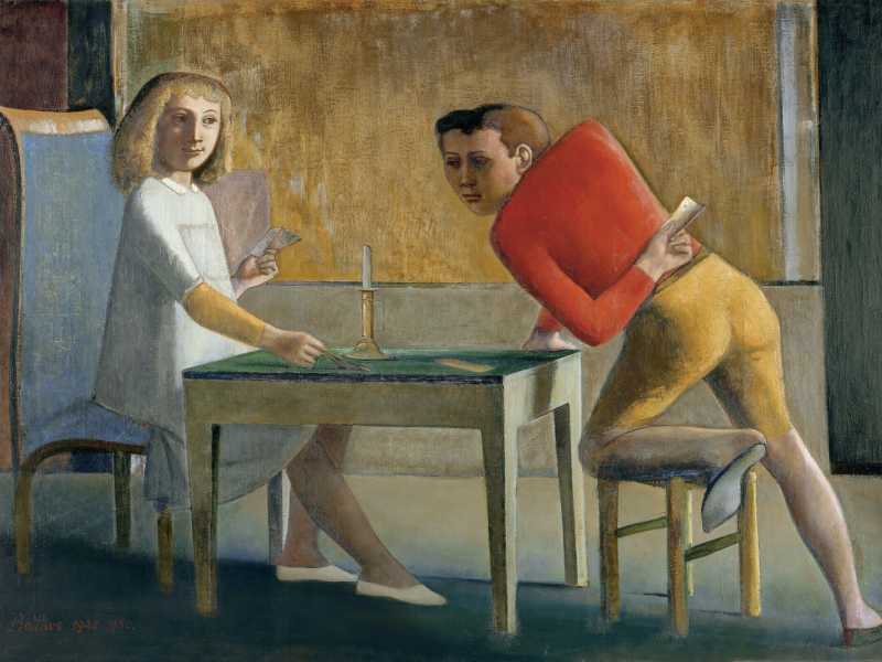 Balthus, &ldquo;Carte da gioco&rdquo;, 1950&nbsp;<br />