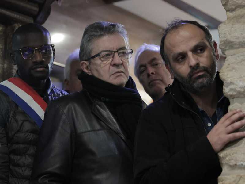 Jean-Luc M&eacute;lenchon (foto Ap, via LaPresse)
