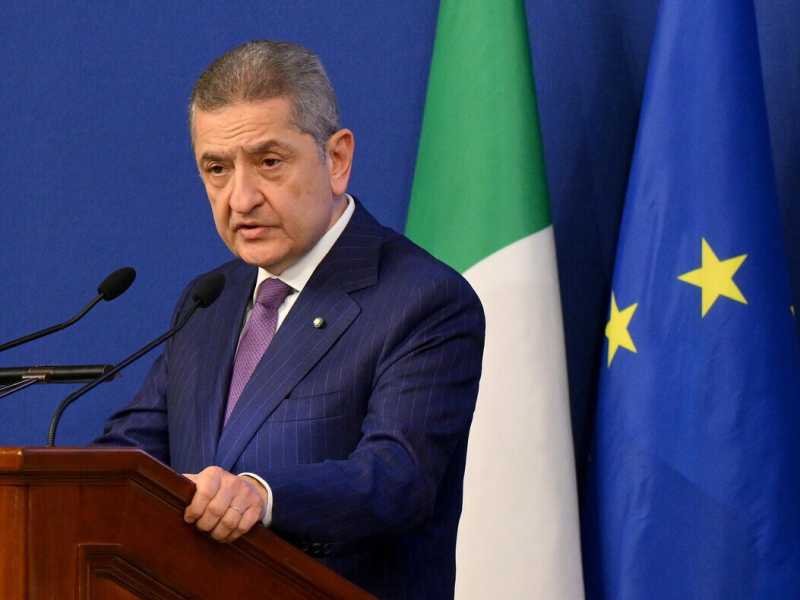 Il governatore della Banca d'Italia Fabio Panetta (Foto Ansa)