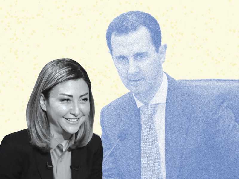 &nbsp;Luna al Shibl e Bashar al Assad