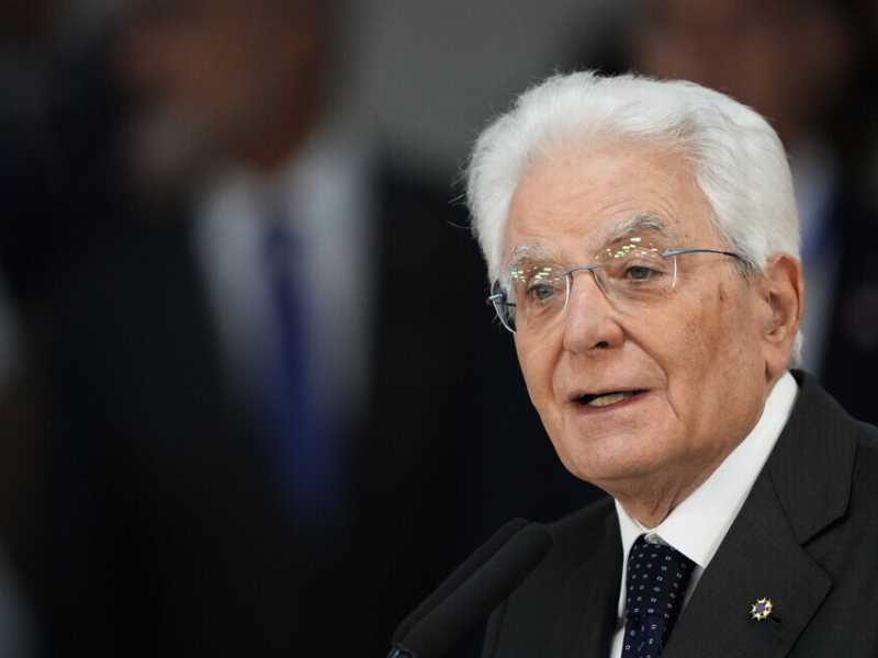 Sergio Mattarella - foto LaPresse