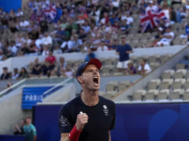 Andy Murray (foto Ap, via LaPresse)