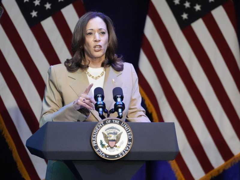 Kamala Haris (foto Ap, via LaPresse)