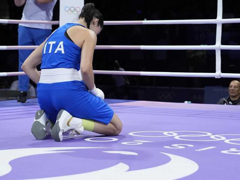 Angela Carini (foto Ap, via LaPresse)<br />