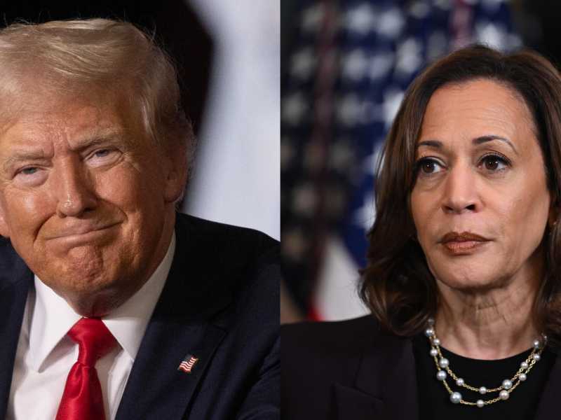 &nbsp;Donald Trump e Kamala Harris - foto Ansa