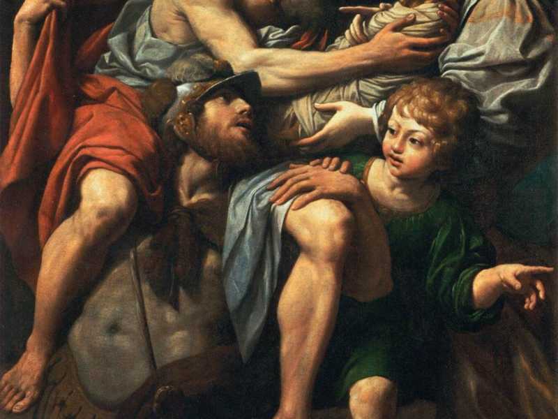 Lionello Spada, &ldquo;Enea e Anchise&rdquo;, 1615 (Wikipedia) &nbsp;<br />