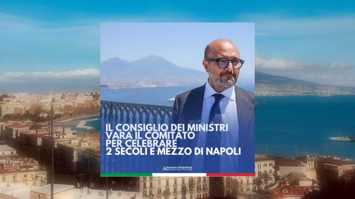 Immagine di L'ultima gaffe di Sangiuliano: "Celebriamo i 2 secoli e mezzo di Napoli", ma in realtà sono 2500 anni