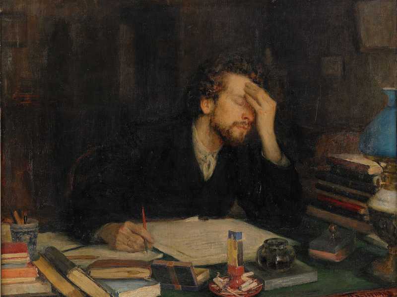Leonid Pasternak, “La passione della creazione”, 1892 (Getty) <br />