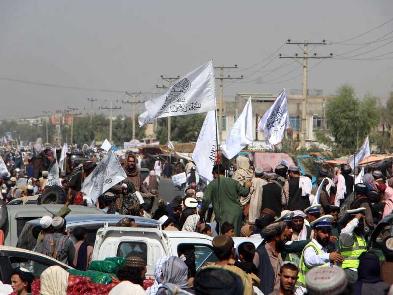 &nbsp;La festa dei talebani per il terzo anniversario della presa del potere in Afghanistan - foto Ansa