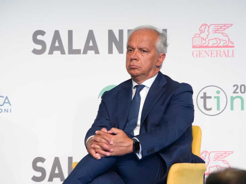 &nbsp;Matteo Piantedosi al Meeting di Rimini - foto Ansa