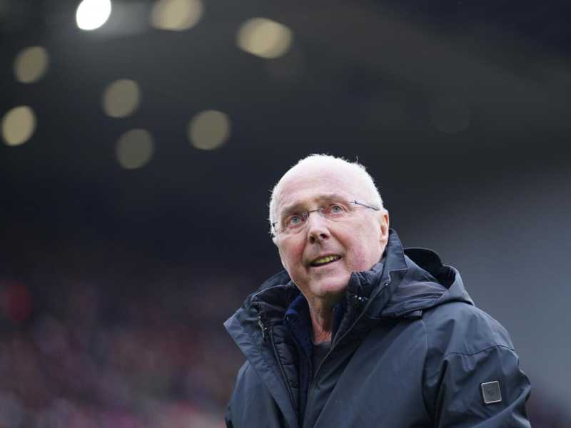 Sven-G&ouml;ran Eriksson (oto Ap, via LaPresse)