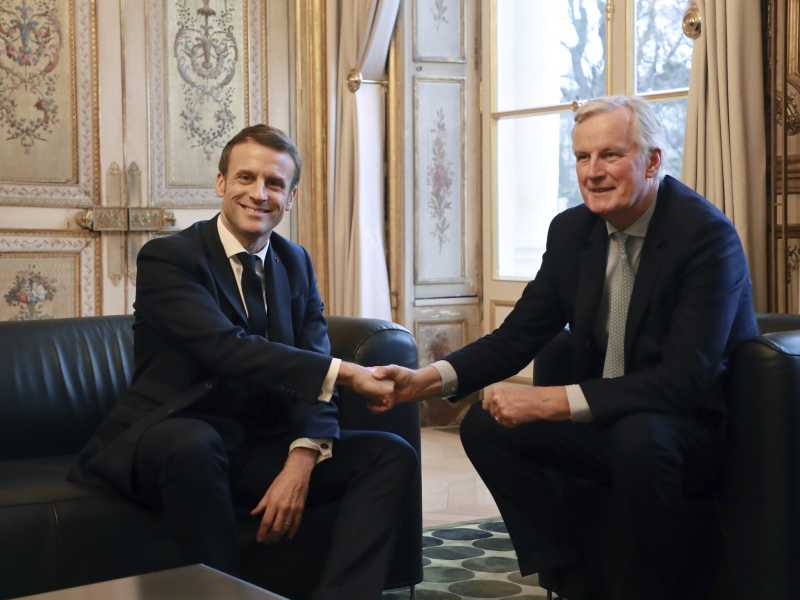 Macron nomina Michel Barnier primo ministro