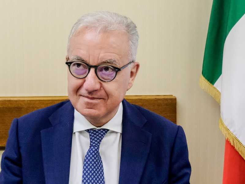 Il sottosegretario alla presidenza del Consiglio Alfredo Mantovano (foto Mauro Scrobogna / LaPresse)&nbsp;<br />