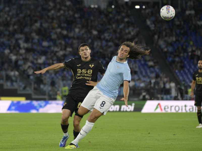Il centrocampista della Lazio Matt&eacute;o Guendouzi (foto LaPresse)
