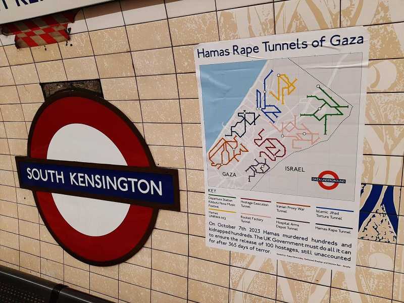 <span style="font-family: Arial, Verdana, sans-serif; font-size: 12px;">Foto dal profilo X @LondonNotHamas&nbsp;</span>