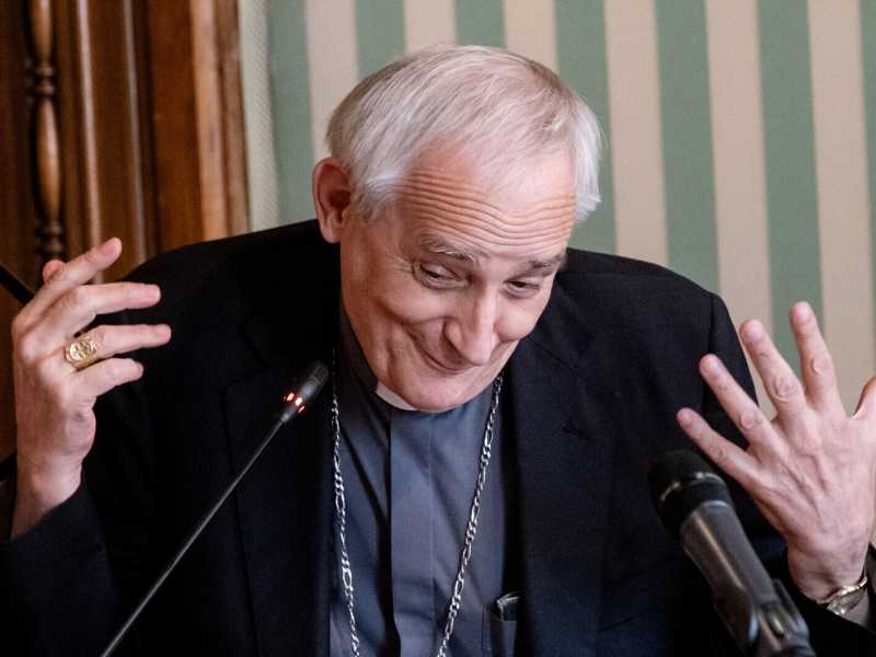 "La Chiesa italiana non fa ingerenza, e se qualcuno lo pensa è un problema suo". Parla il cardinale Zuppi