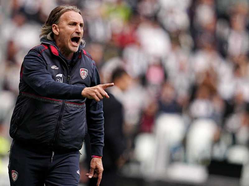 L'allenatore del Cagliari Davide Nicola (foto LaPresse)