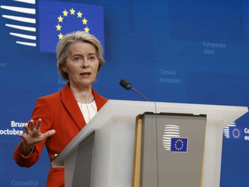 Ursula von der Leyen (foto Ap via LaPresse)