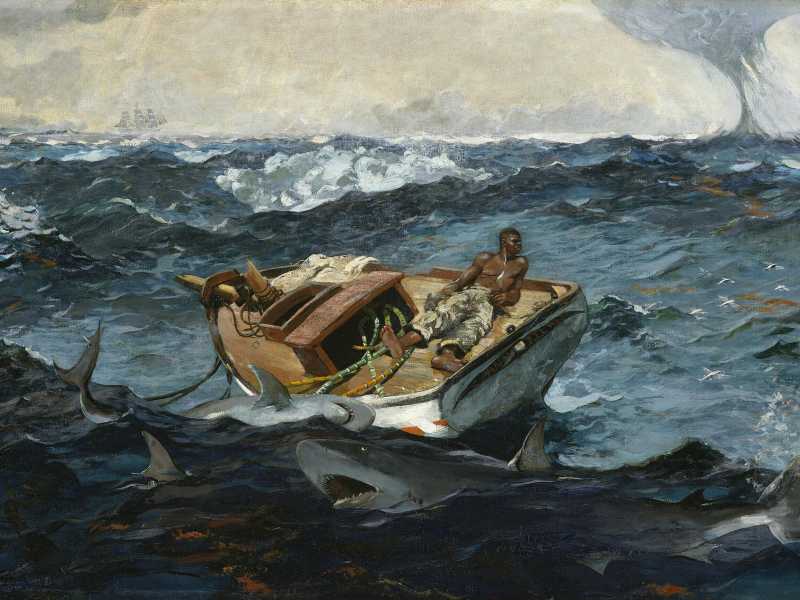 "La Corrente del Golfo", un dipinto a olio del 1899 dell'artista americano Winslow Homer (Wikimedia)&nbsp;<br />
