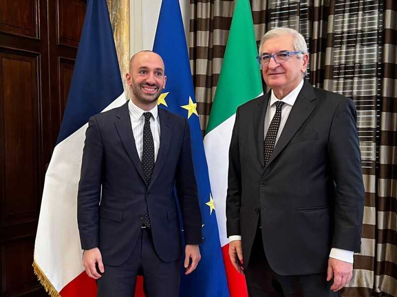 Benjamin Haddad e Tommaso Foti (da X) <br />