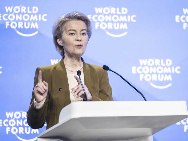 Ursula von der Leyen (foto Ap, via LaPresse)