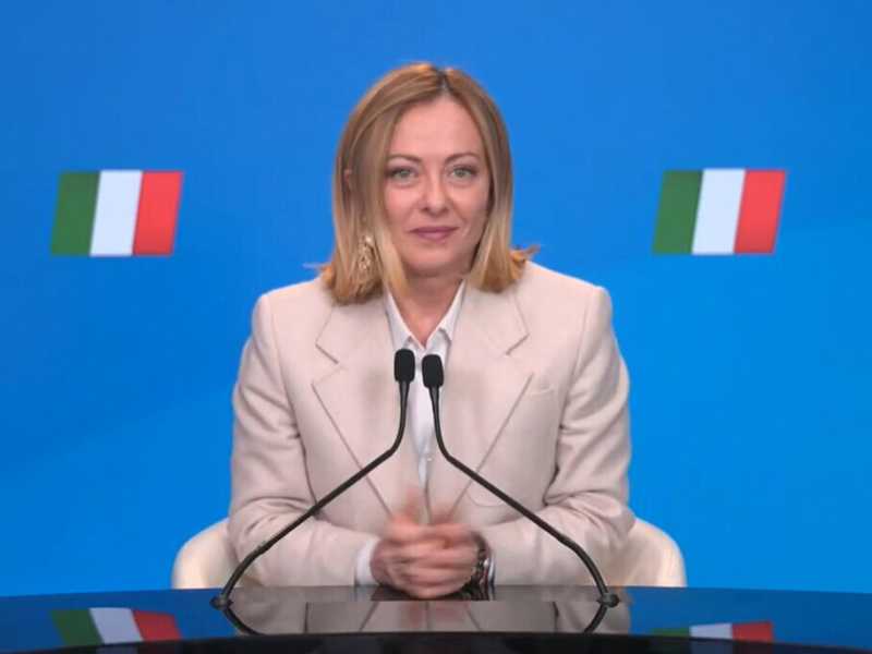 Giorgia Meloni (ansa)