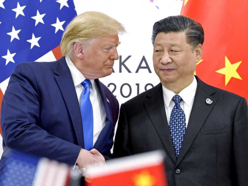 Xi jinping e Donald Trump (Ansa)