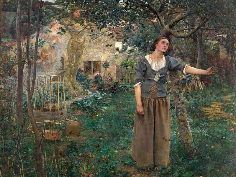 Jeanne d'Arc, olio su tela di Jules Bastien-Lepage (1879; New York, Metropolitan Museum of Art).&nbsp;<br />