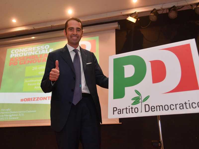 Alberto Pandolfo nel 2017 a Genova (Ansa/Luca Zennaro)&nbsp;<br />