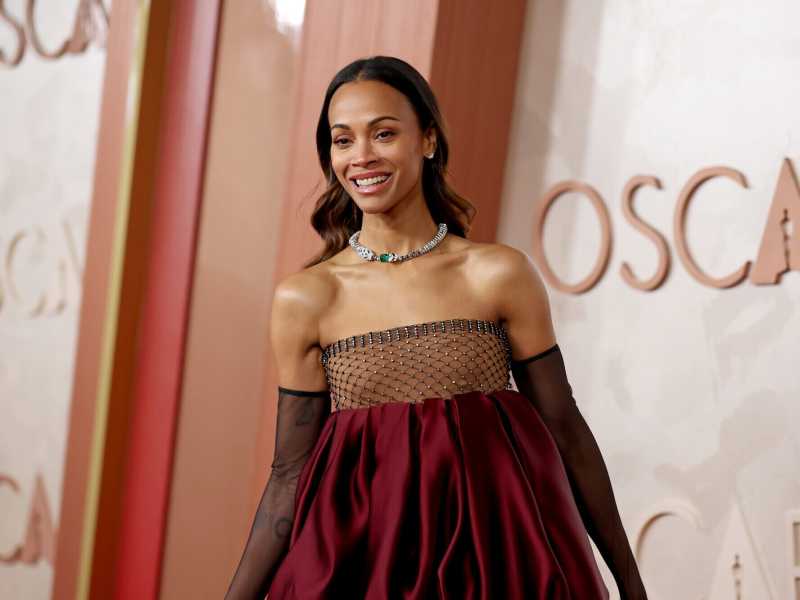 Zoe Salda&ntilde;a (foto Getty)
