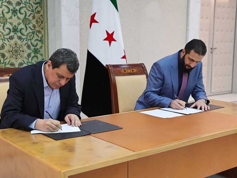 &nbsp;Sharaa e Abdi siglano l'accordo fra curdi e autorit&agrave; di Damasco&nbsp;