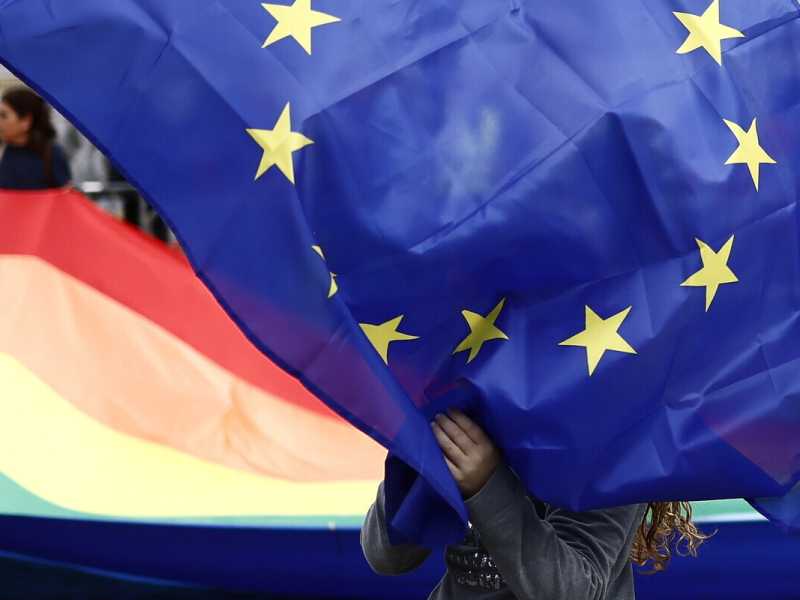 Manifestazione L&rsquo;Europa Siamo Noi a Piazza del Popolo (LaPresse)&nbsp;<br />