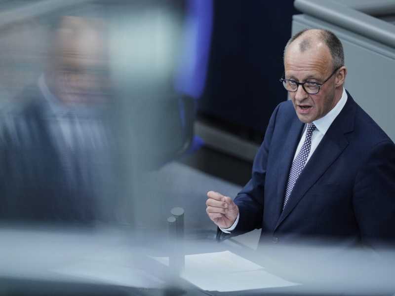 Il Cancelliere entrante <span style="font-family: Arial, Verdana, sans-serif; font-size: 12px;">Friedrich Merz (foto Ap, via LaPresse)</span>