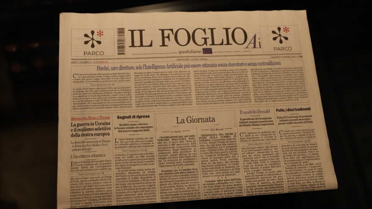 Immagine di Recensire il Foglio AI. Grandi lezioni su curiosità e talento