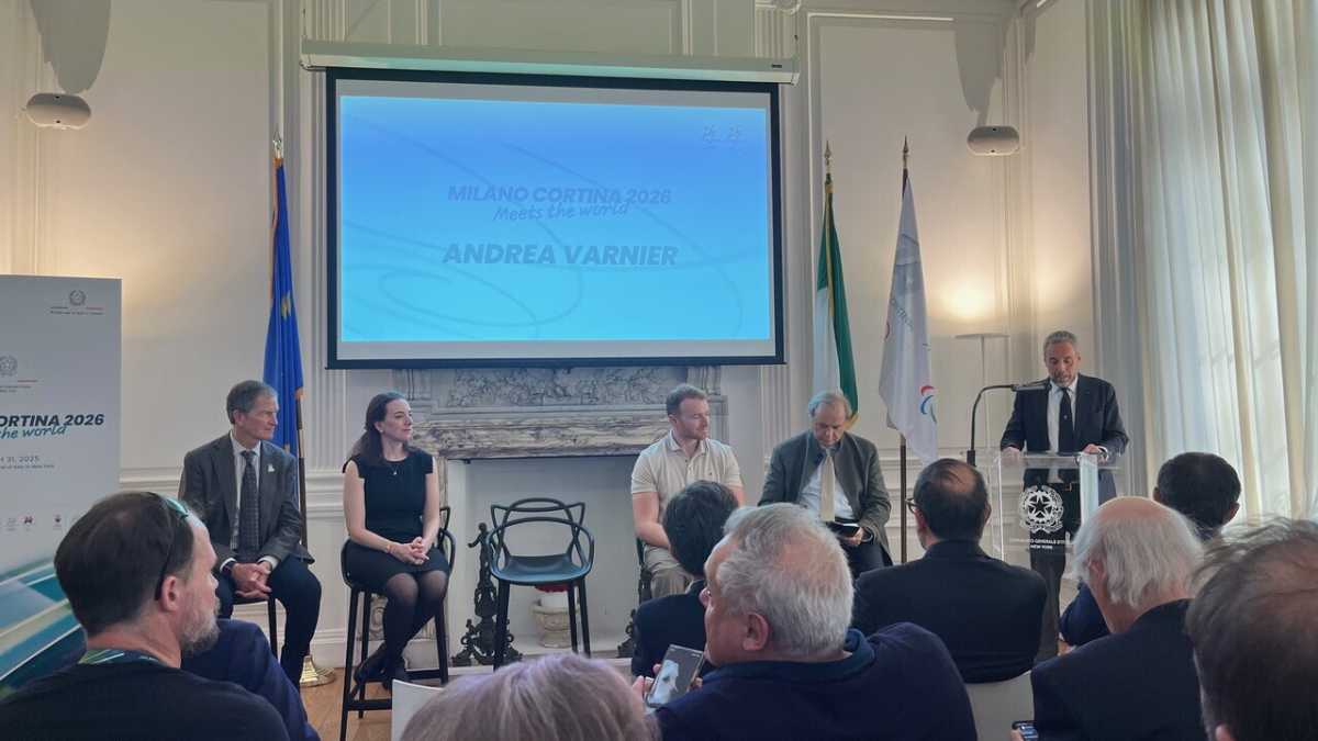 Immagine di Le Olimpiadi di Milano-Cortina 2026 si sono presentate a New York