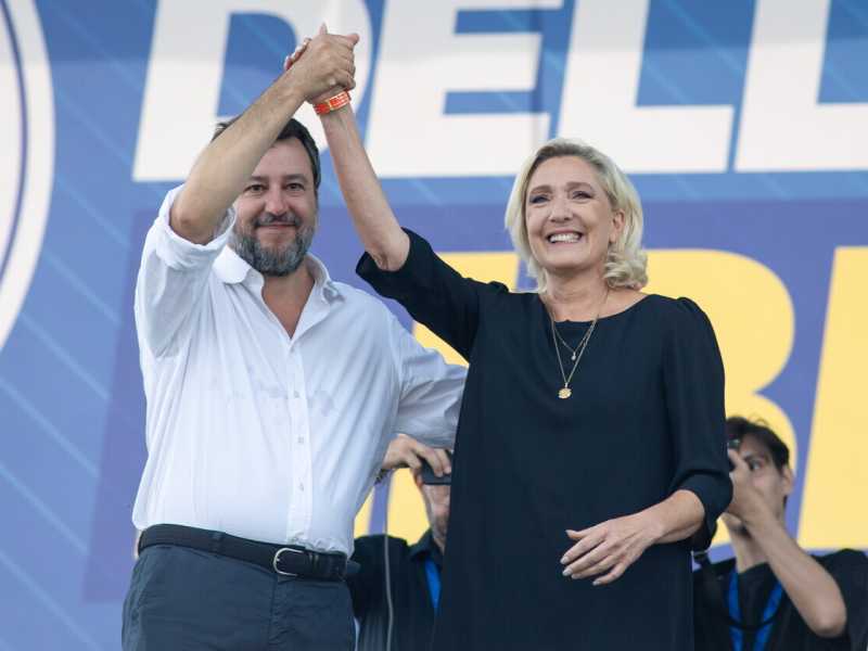 Salvini difende Marine con il suo Le Pen club. Vannacci vice vuole il sud. Lascia il "genio" Foa jr