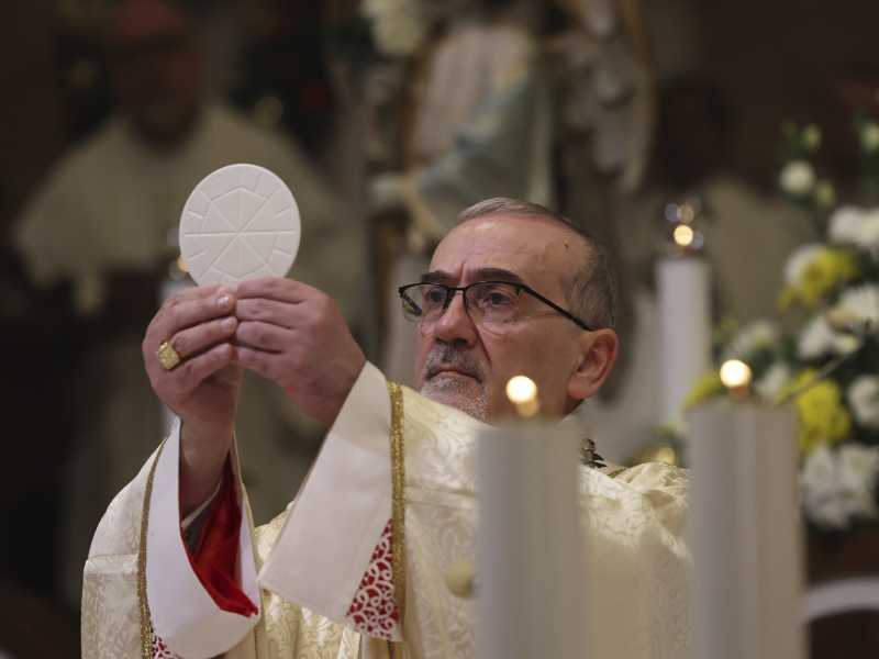 Pierbattista Pizzaballa è patriarca latino di Gerusalemme dal 2020 (foto LaPresse) <br />