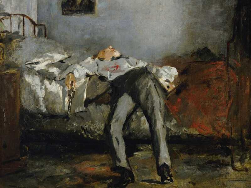  Édouard Manet, “Il suicida”, olio su tela, 1877