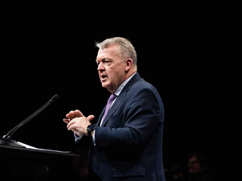 Il ministro degli Affari esteri danese Lars L&oslash;kke Rasmussen (Foto Getty)