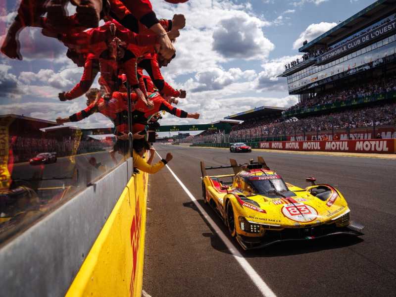 La Ferrari conquista la 24 ore di Le Mans per il terzo anno di fila