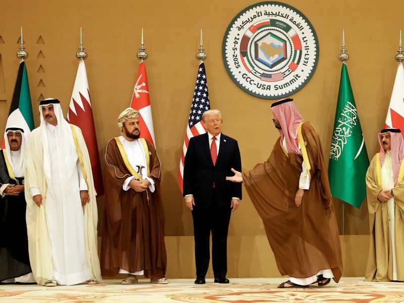 Trump nel primo viaggio in medio oriente del suo secondo mandato <br />