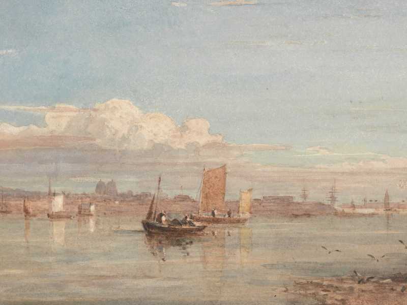 David Cox, "Greenwich Hospital" (Wikimedia Commons)