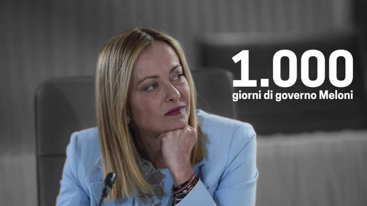 Immagine di Mille giorni di governo Meloni: poteva ricucire ferite profonde, ha scelto il conflitto