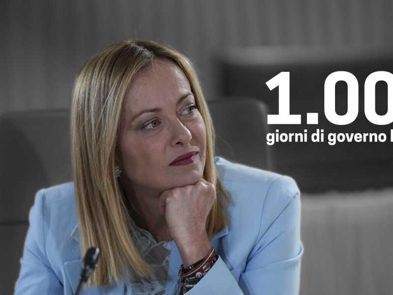 Mille giorni di governo Meloni: poteva ricucire ferite profonde, ha scelto il conflitto