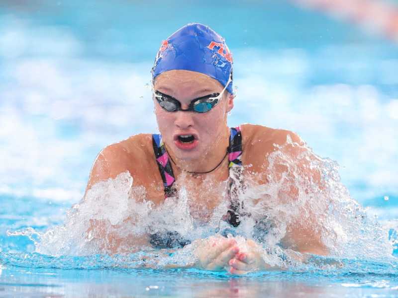  Anita Bottazzo, 21 anni da Oderzo, oggi si allena in America, ai Mondiali di Singapore sarà in vasca nei 50 e nei 100 rana (foto Getty Images)