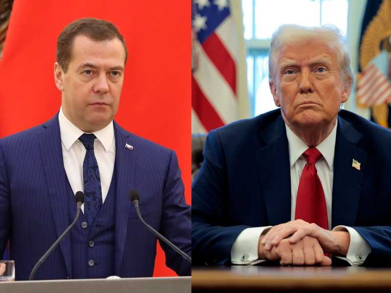 La lotta nel fango dei social fra Trump e Medvedev